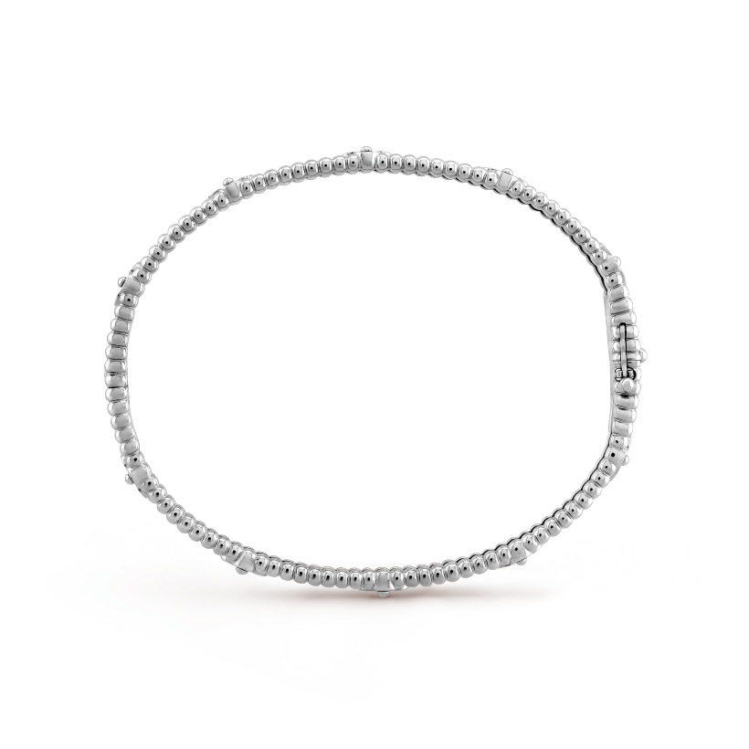 Van Cleef & Arpels Perlee sweet clovers bracelet, medium model