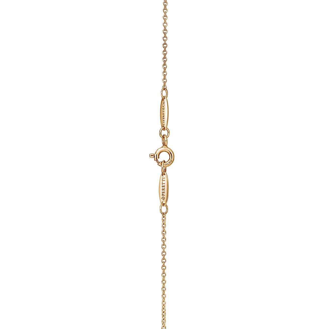 Tiffany & Co. Elsa Peretti Bean design Pendant in Yellow Gold, 6.5 mm