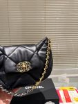 Chanel 19 Hobo Bag Black Lambskin Mixed Metal Hardware