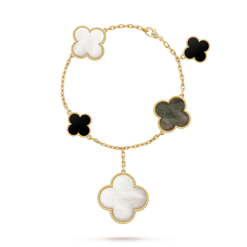 Van Cleef & Arpels Magic Alhambra bracelet, 5 motifs