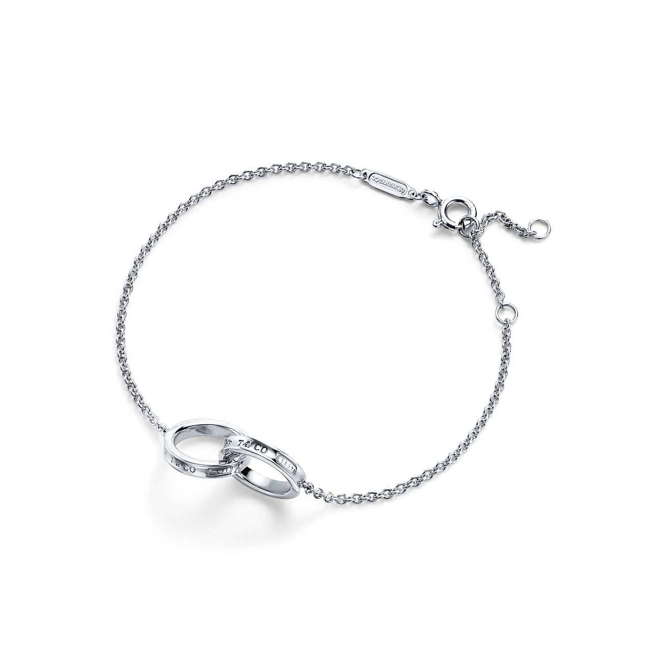 Tiffany & Co. 1837 Interlocking Circles Chain Bracelet in Silver