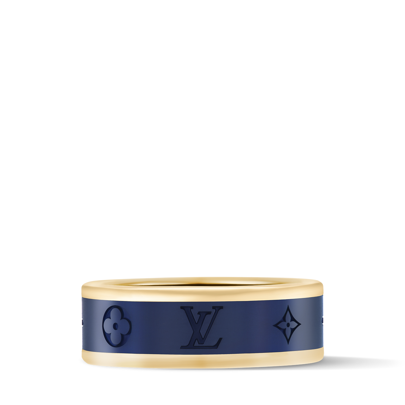 Louis Vuitton Les Gastons Vuitton Small Ring, Yellow Gold and Titanium