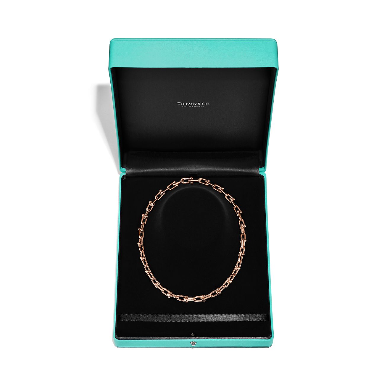Tiffany & Co. HardWear Medium Link Necklace in Rose Gold