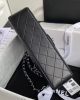 Chanel Classic Handbag Lambskin & Silver Metal A01112