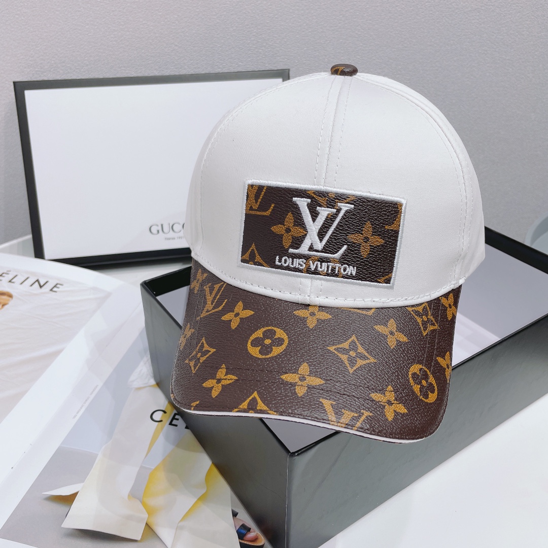 New Stitching Presbyopia Fisherman Cap - White