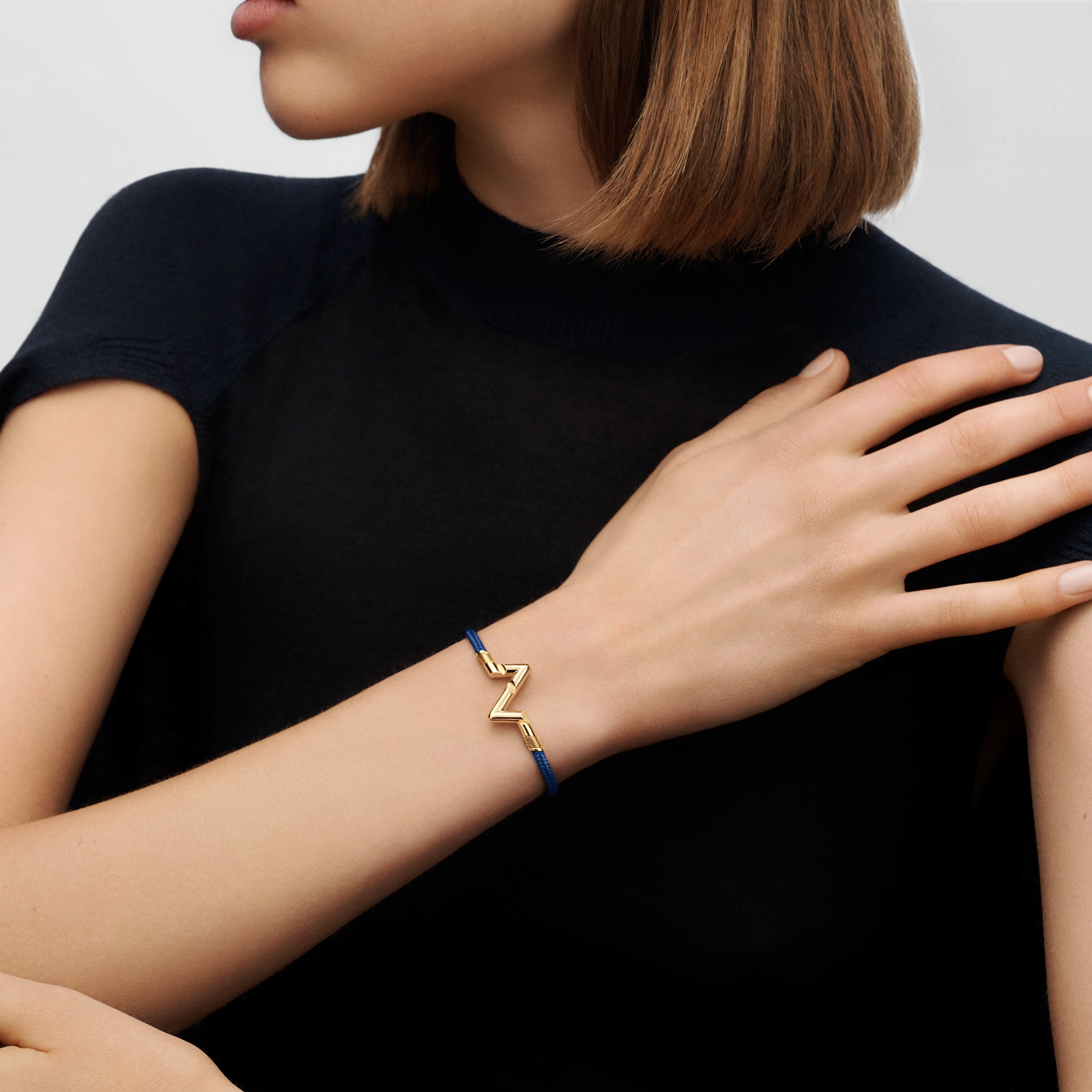 Louis Vuitton Volt Upside Down Play Large Bracelet, Yellow Gold