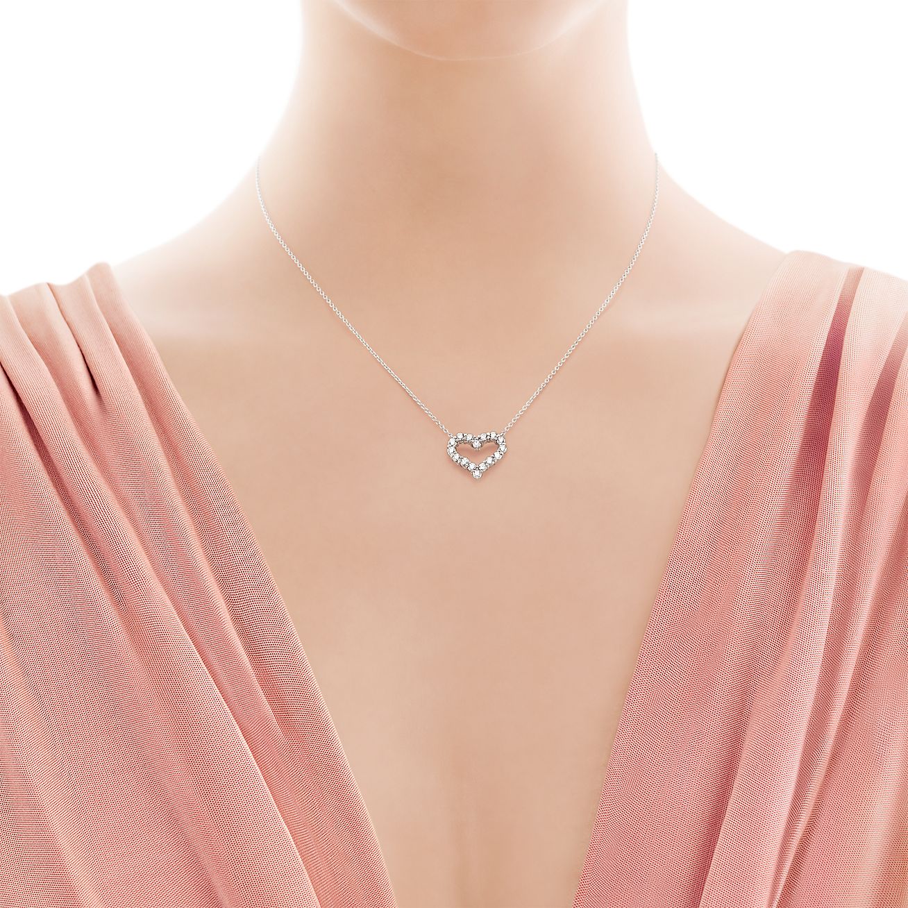 Tiffany & Co. Diamond Heart Pendant