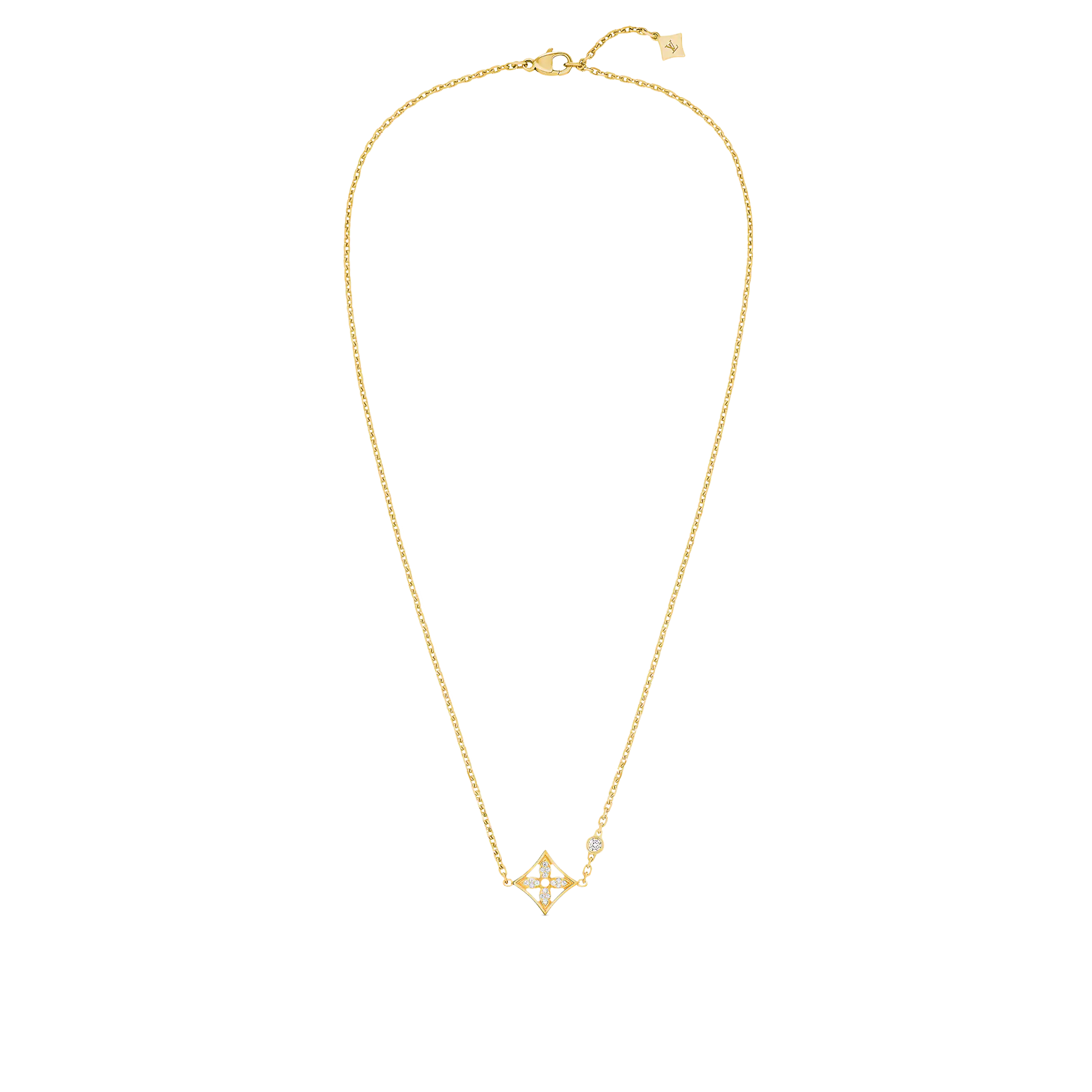 Louis Vuitton Idylle Blossom Pendant, Yellow Gold And Diamonds