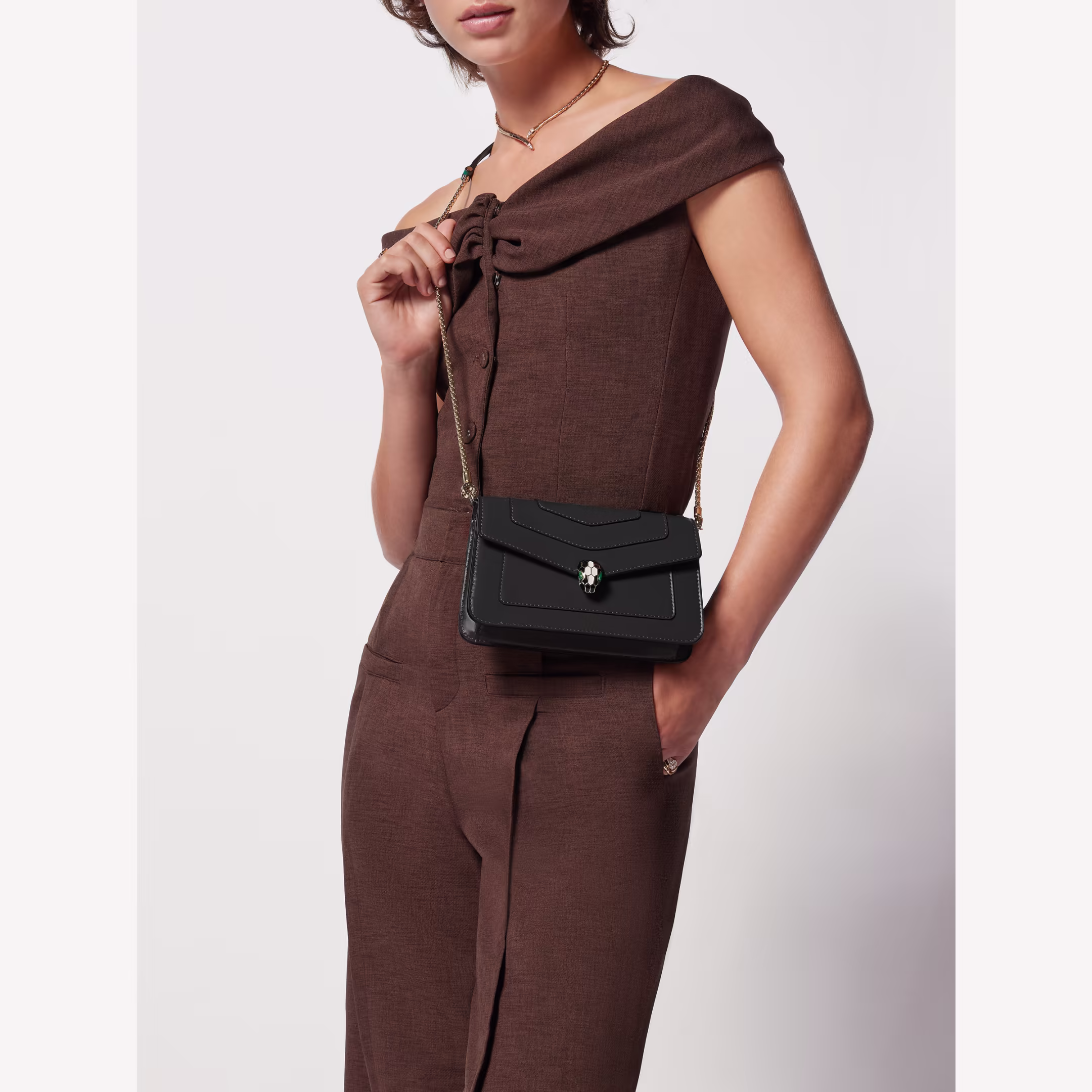 Bulgari Serpenti Forever Chain Wallet