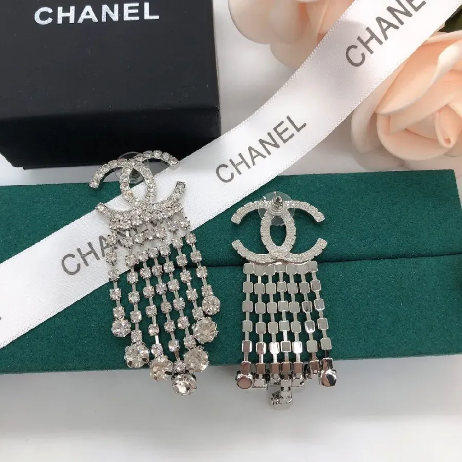 CC TRENDY TASSEL LONG EARRINGS