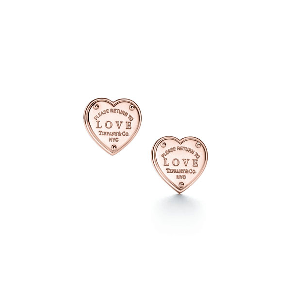 Tiffany & Co. Return to  Love Earrings rose gold
