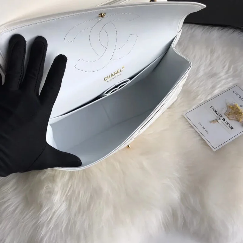 Chanel Lambskin 30Cm Class-Flap Bag A1113