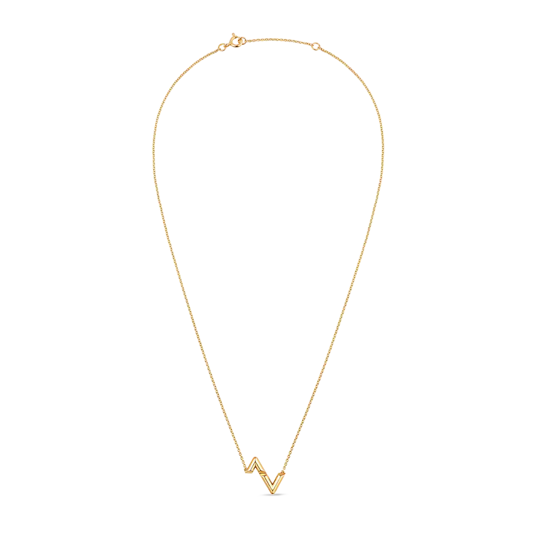 Louis Vuitton Volt Upside Down Pendant, Yellow Gold