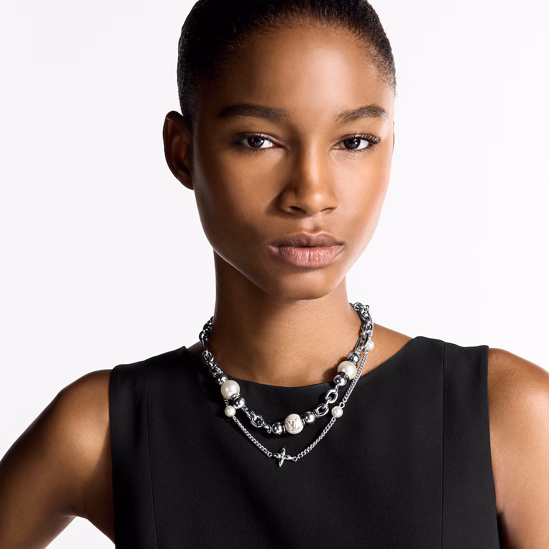 Louis Vuitton Midnight Pearl Choker SS25 Collection M02870