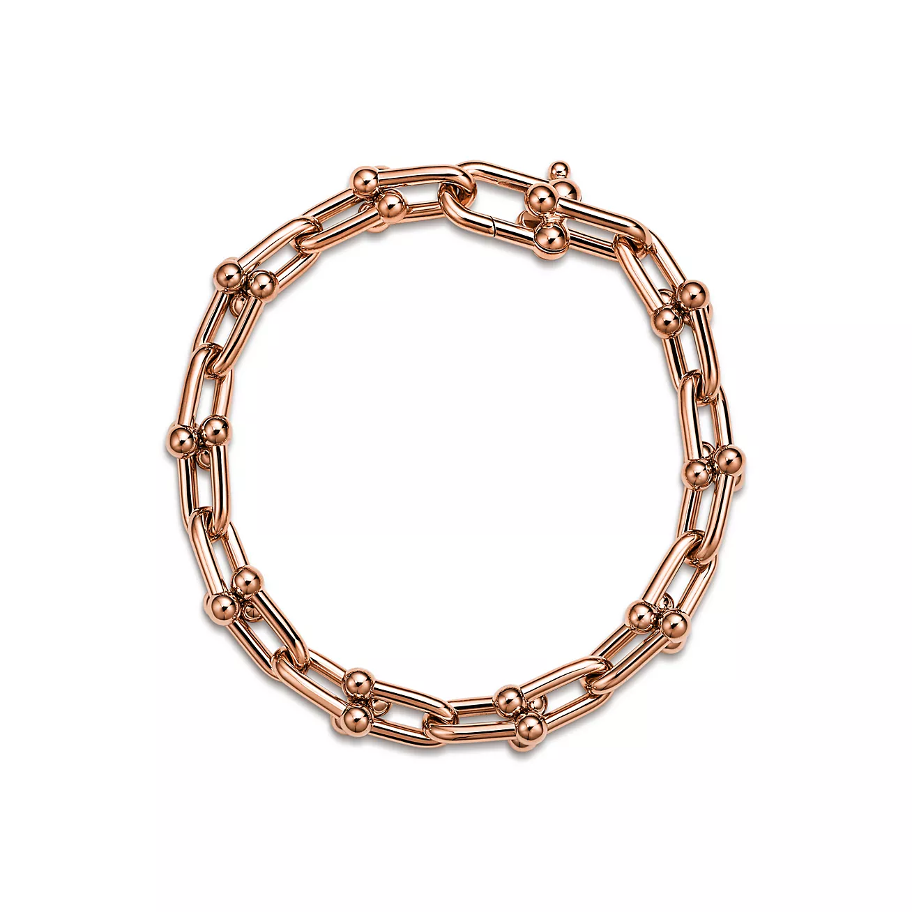 Tiffany & Co. HardWear Medium Link Bracelet in Rose Gold