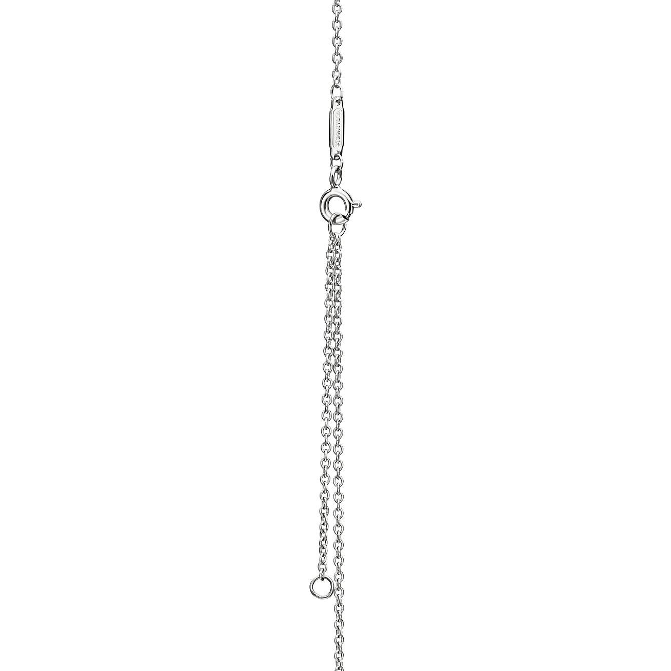 Tiffany & Co. Knot Pendant in White Gold with Diamonds