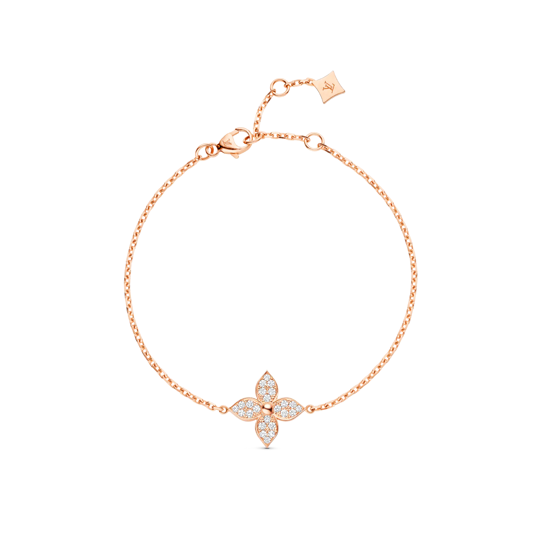 Louis Vuitton Star Blossom Bracelet, Pink Gold And Diamonds
