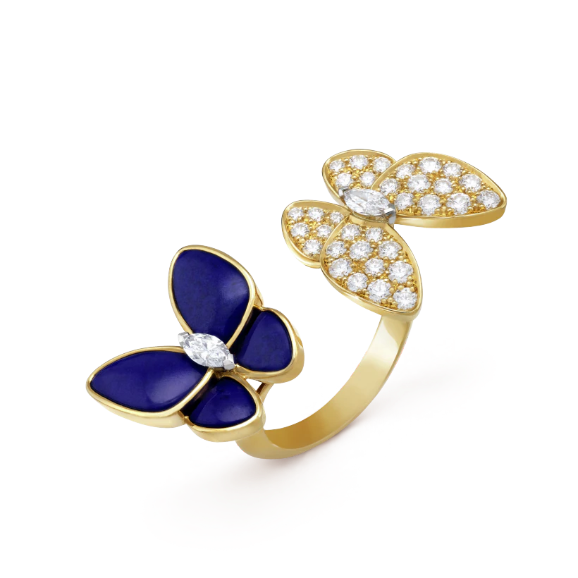 Van Cleef & Arpels Two Butterfly Between the Finger ring