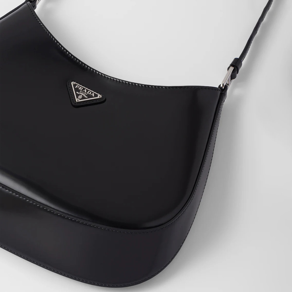 Cleo brushed leather shoulder bag