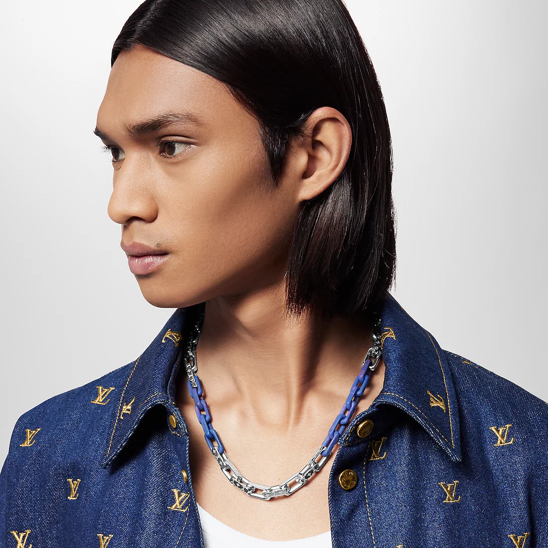 Louis Vuitton Monogram Chain Necklace M01494