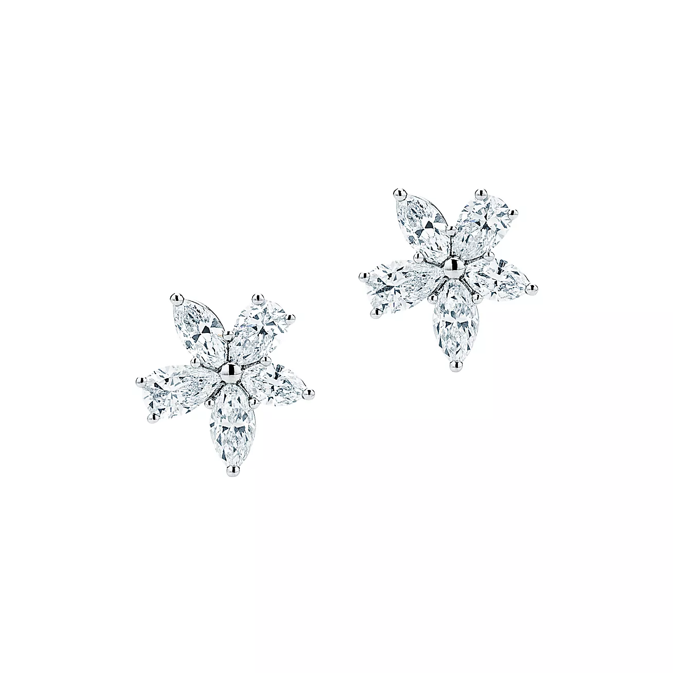 Tiffany & Co. Victoria Mixed Cluster Earrings