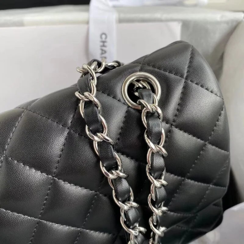 Chanel Pantent Leather Class-Flap Bag A01112