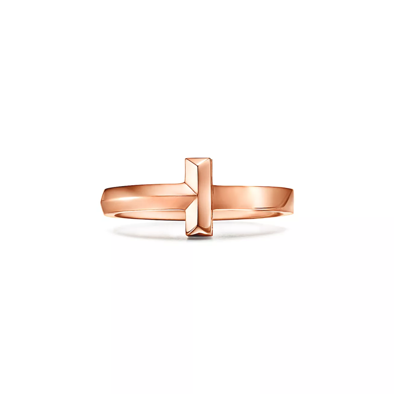 Tiffany & Co. T T1 Ring in Rose Gold, 2.5 mm