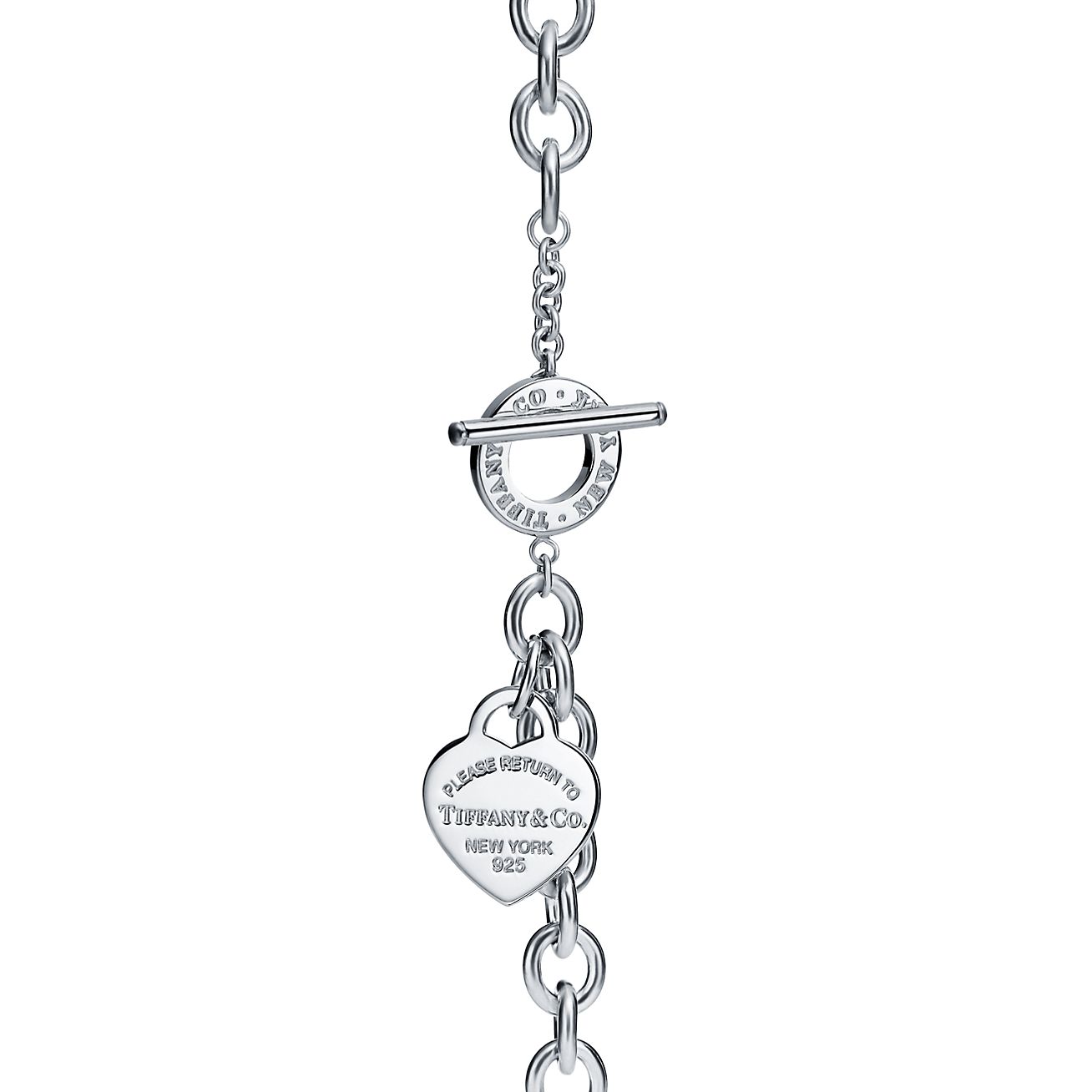 Tiffany & Co. Return to  Heart Tag Toggle Necklace in Silver