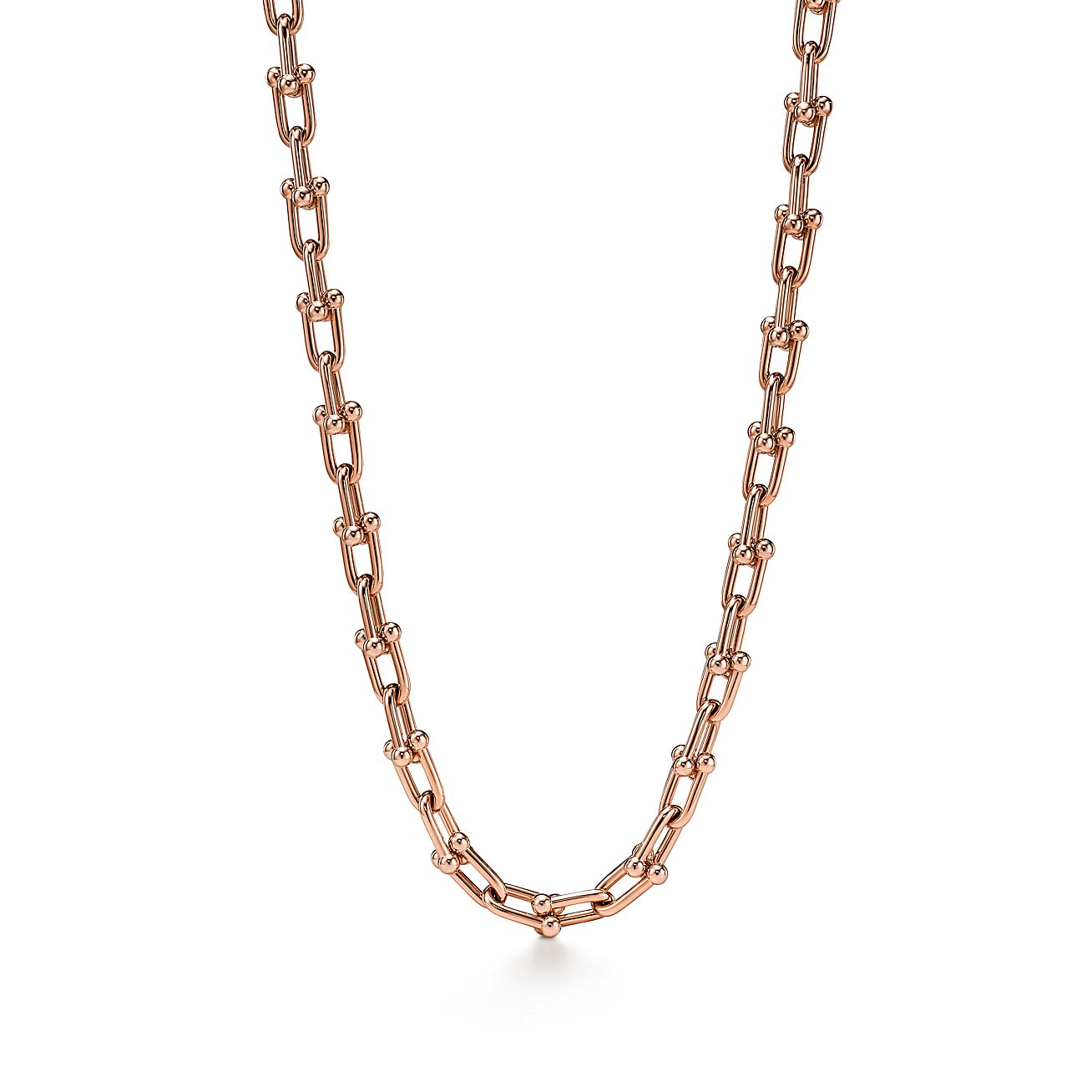 Tiffany & Co. HardWear Medium Link Necklace in Rose Gold