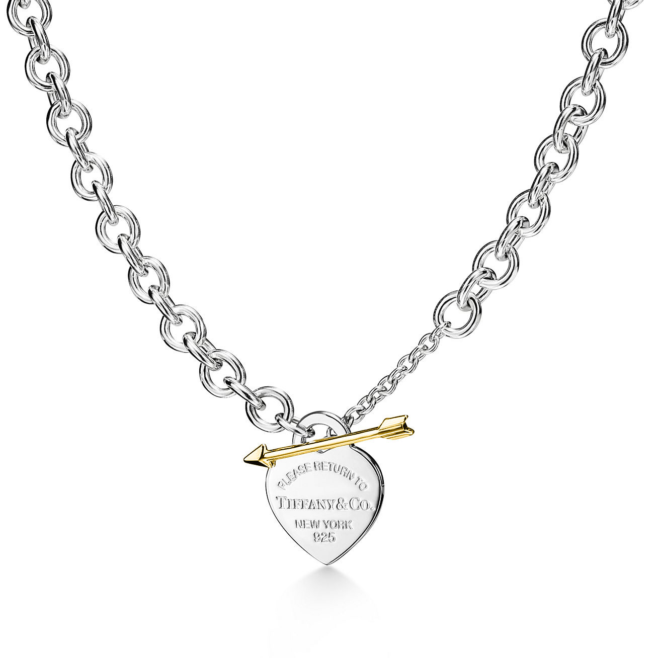 Tiffany & Co. Return to  Lovestruck heart tag necklace gold, medium