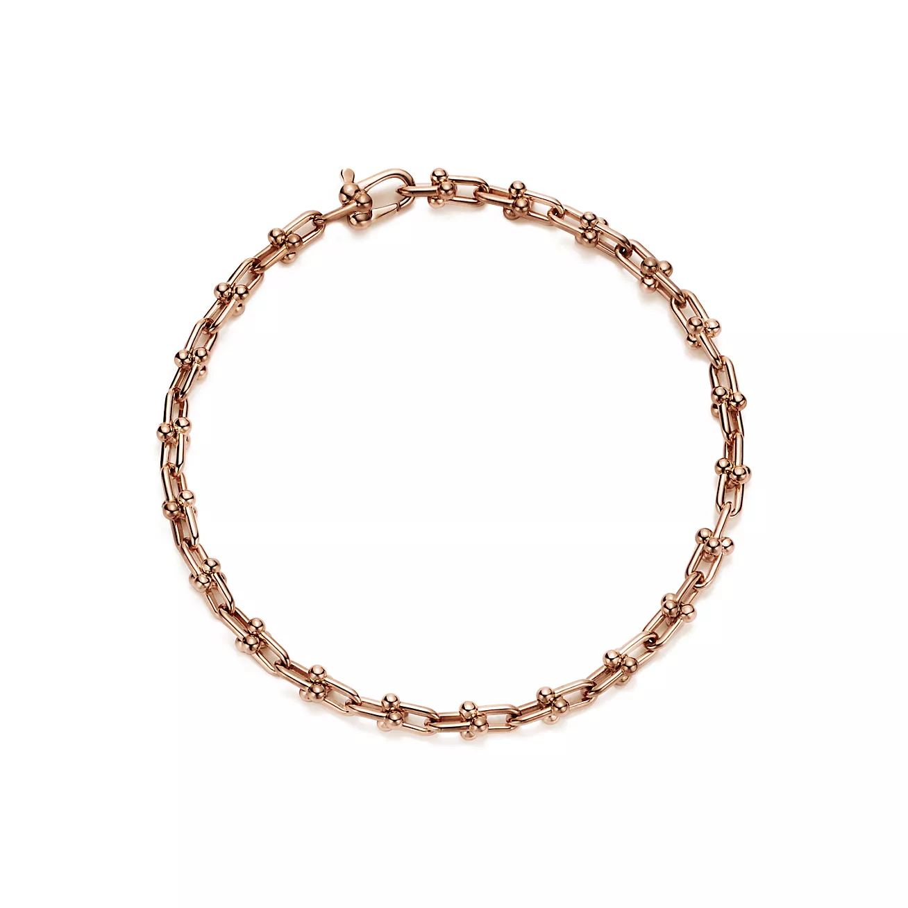 Tiffany & Co. HardWear Micro Link Bracelet in Rose Gold
