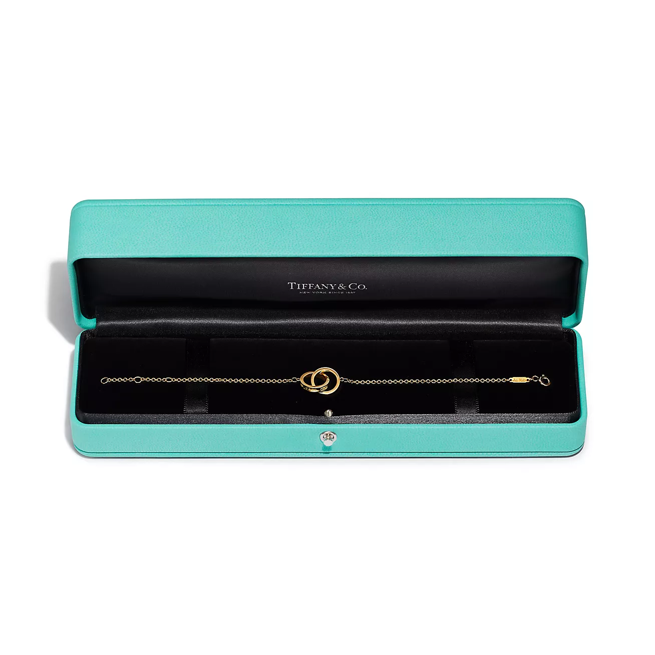 Tiffany & Co. 1837 Interlocking Circles Chain Bracelet in Yellow Gold