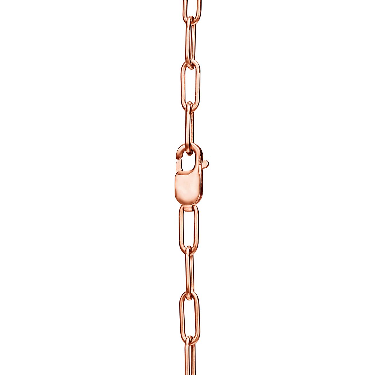 Tiffany & Co. Lock Pendant in Rose Gold, Medium