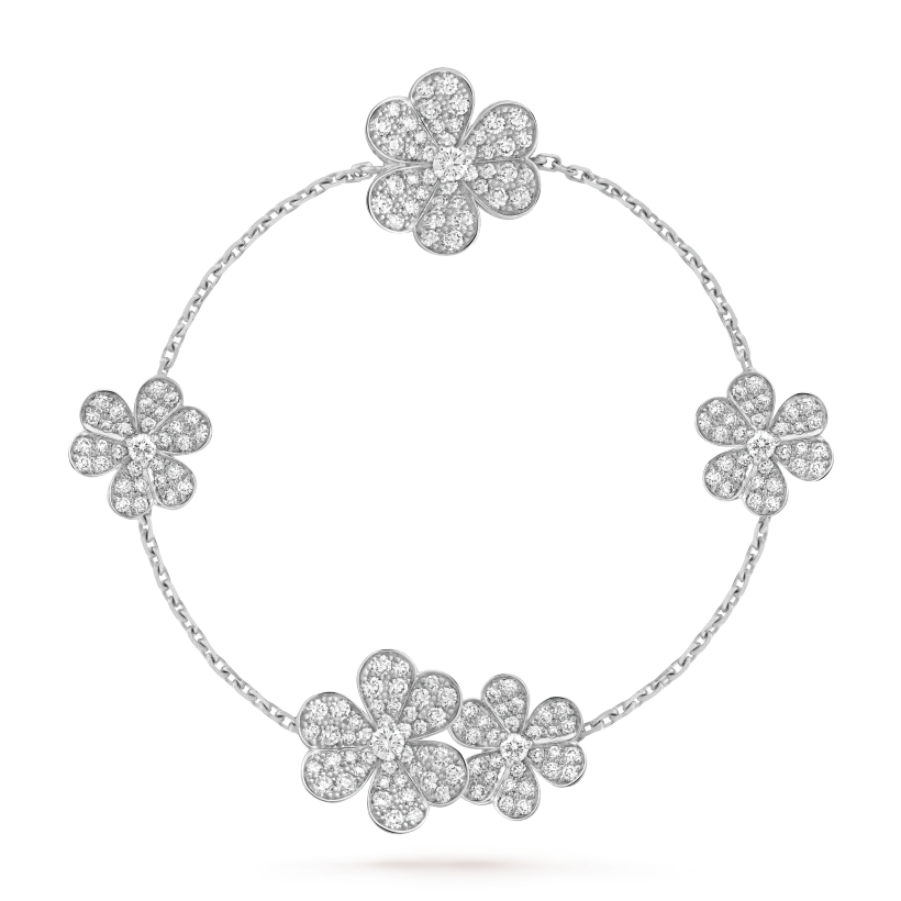 Van Cleef & Arpels Frivole bracelet, 5 flowers