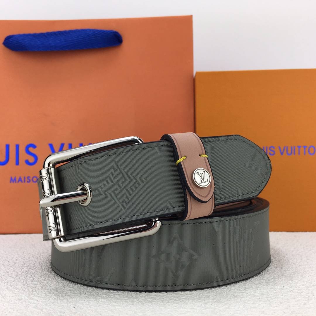 Louis Vuitton Monogram Titanium Belt