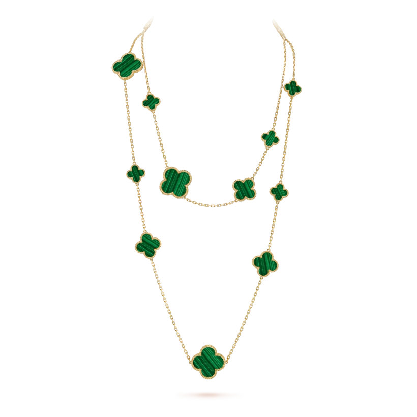 Van Cleef & Arpels Magic Alhambra long necklace, 16 motifs