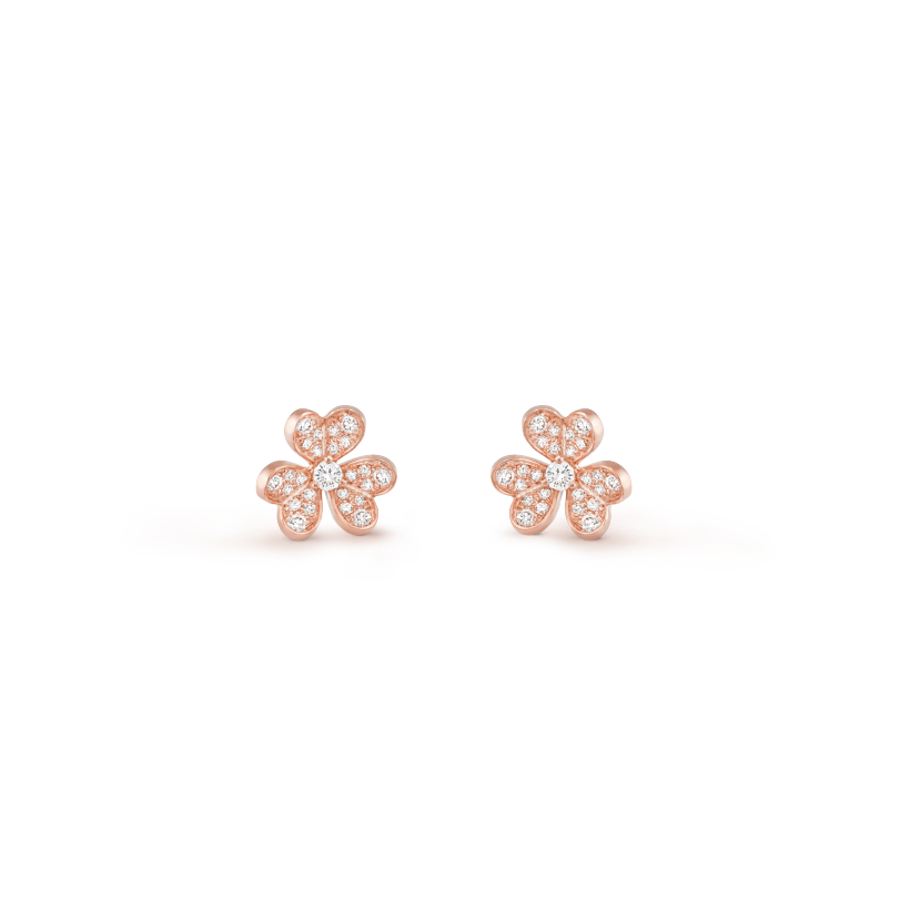 Van Cleef & Arpels Frivole earrings, mini model