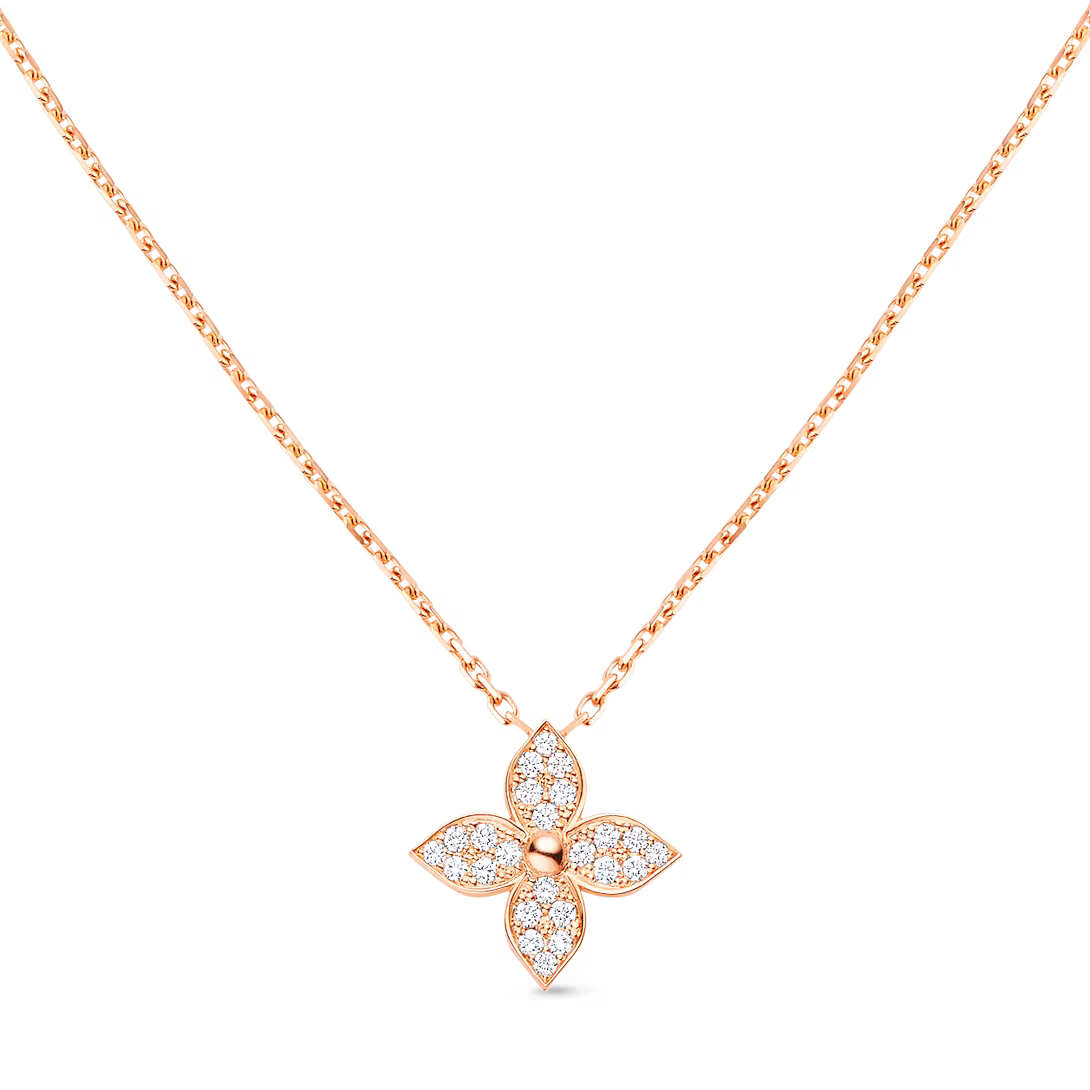 Louis Vuitton Idylle Blossom Pendant, Pink Gold And Diamonds Q93710