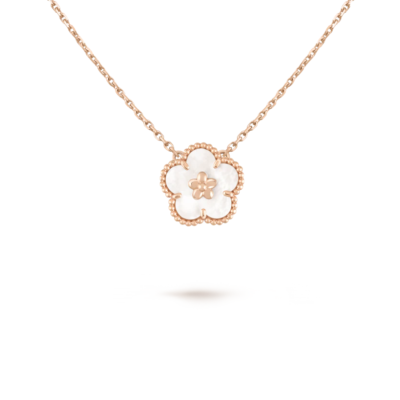 Van Cleef & Arpels Lucky Spring pendant, plum blossom