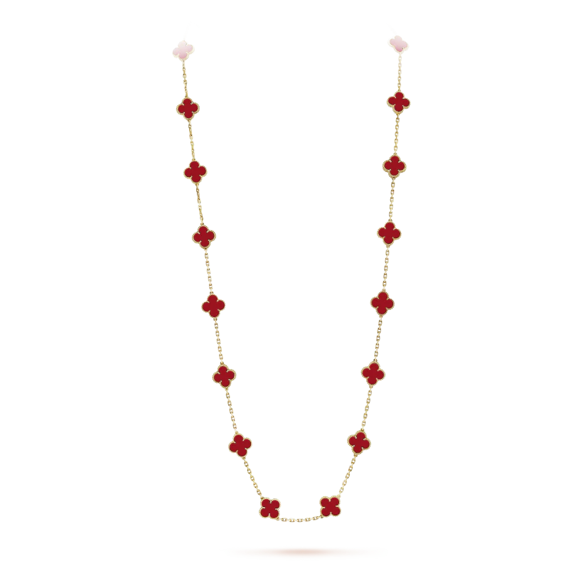 Van Cleef & Arpels Vintage Alhambra long necklace, 20 motifs