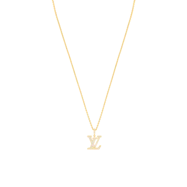 Louis Vuitton Large Pendant, Yellow Gold And Diamonds