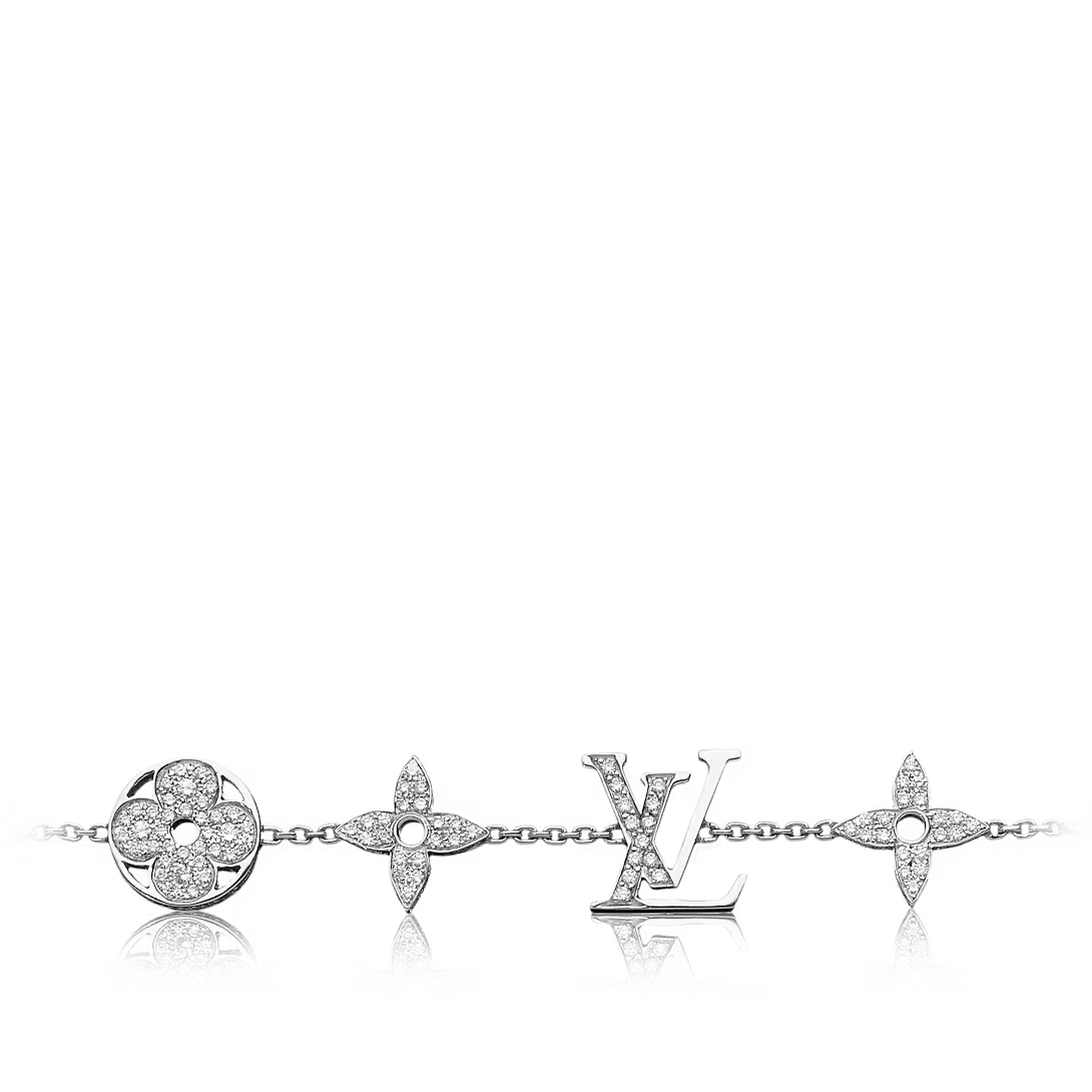 Louis Vuitton Diamond Blossom bracelet, white gold and diamonds