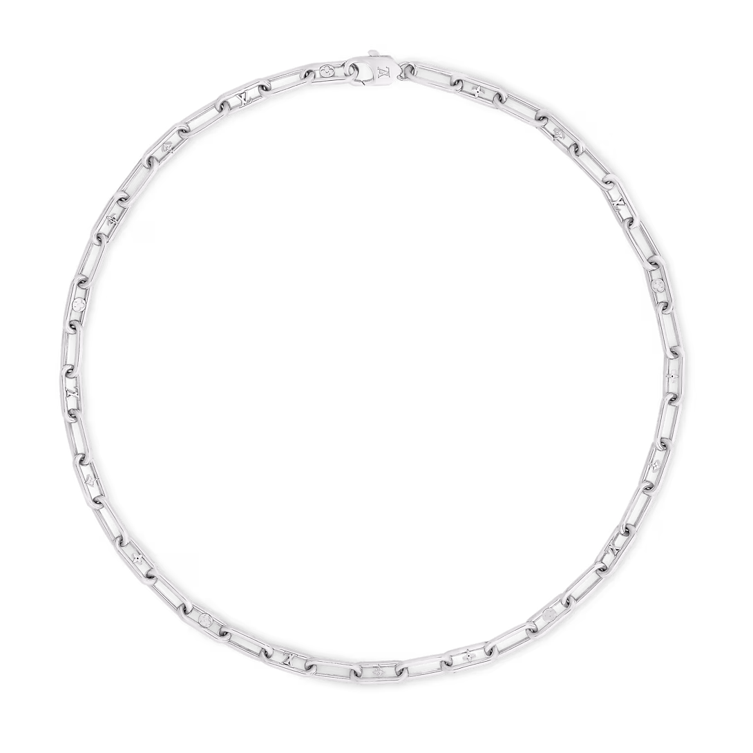 Louis Vuitton Sleek Monogram Necklace M02488