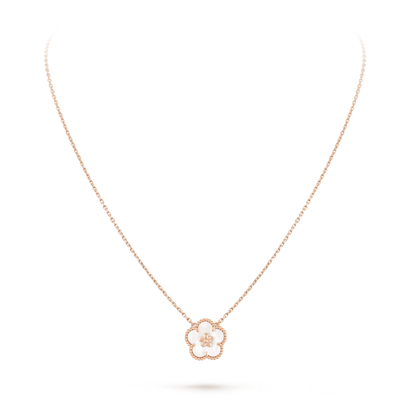 Van Cleef & Arpels Lucky Spring pendant, plum blossom