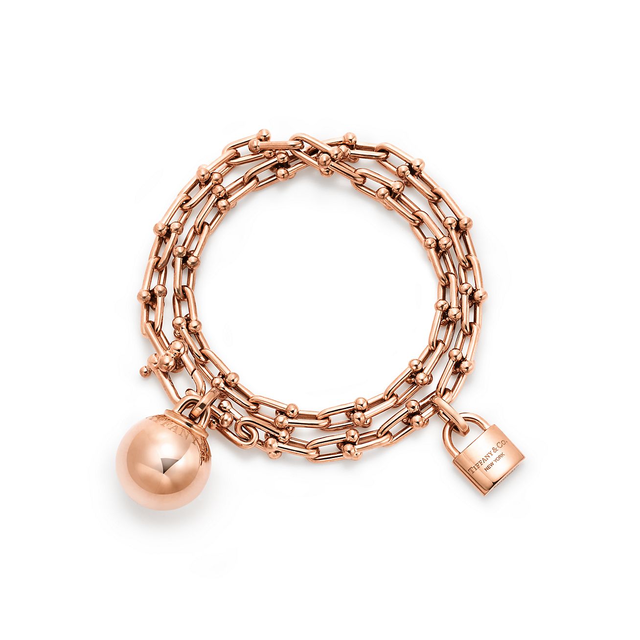 Tiffany & Co. HardWear Small Wrap Bracelet in Rose Gold