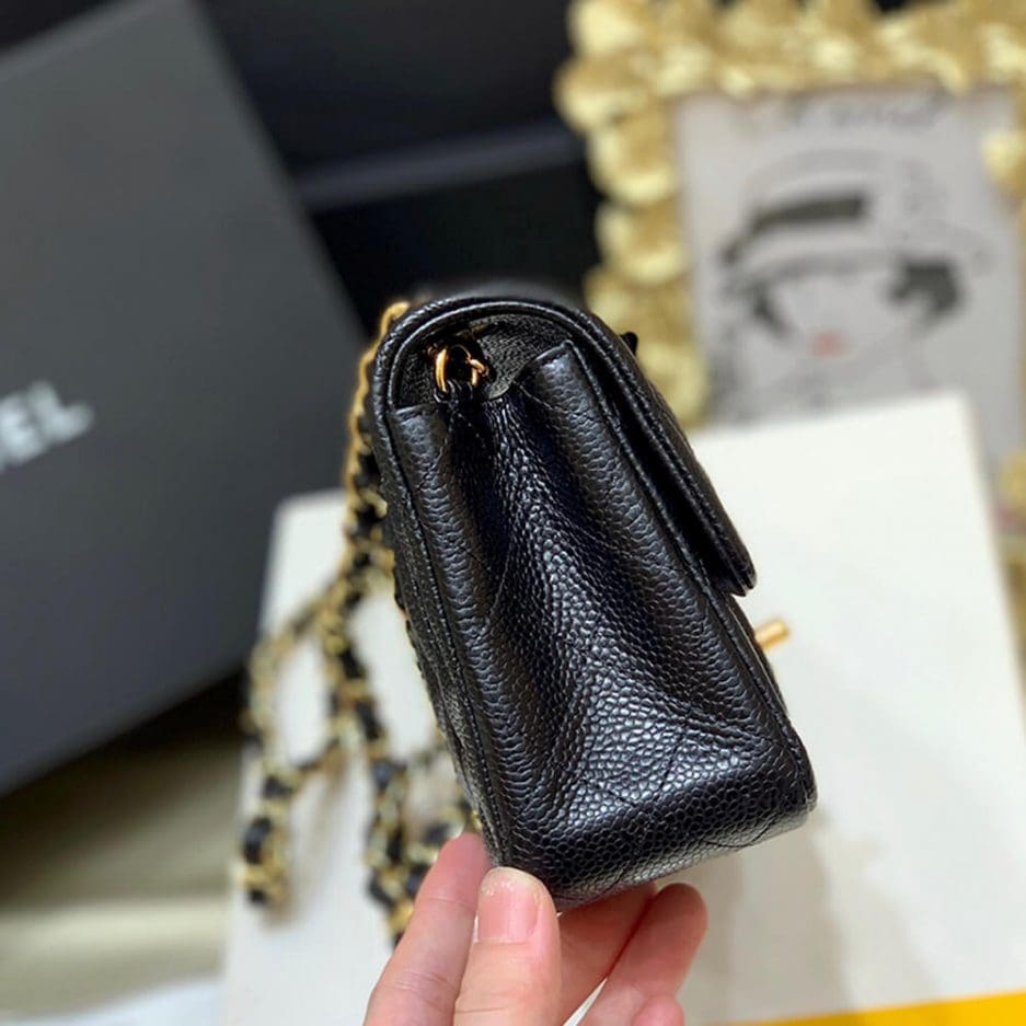 Chanel Mini Flap Bag Black A69900