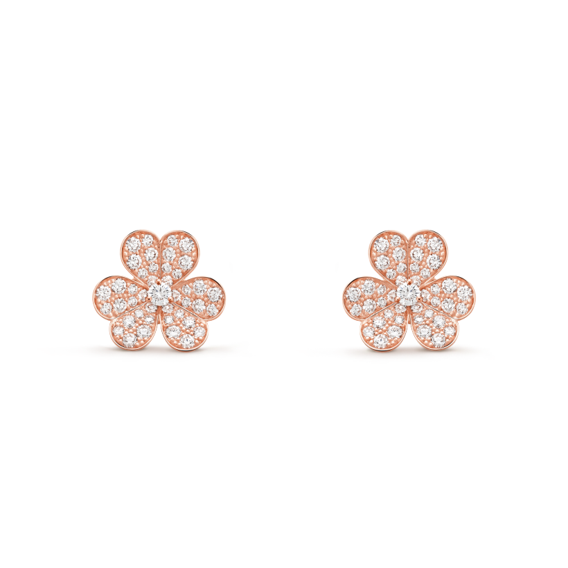 Van Cleef & Arpels Frivole earrings, small model