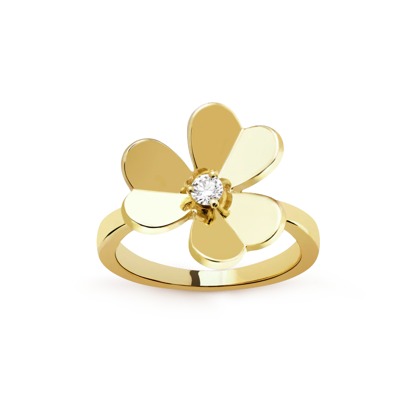Van Cleef & Arpels Frivole ring, 1 flower, small model