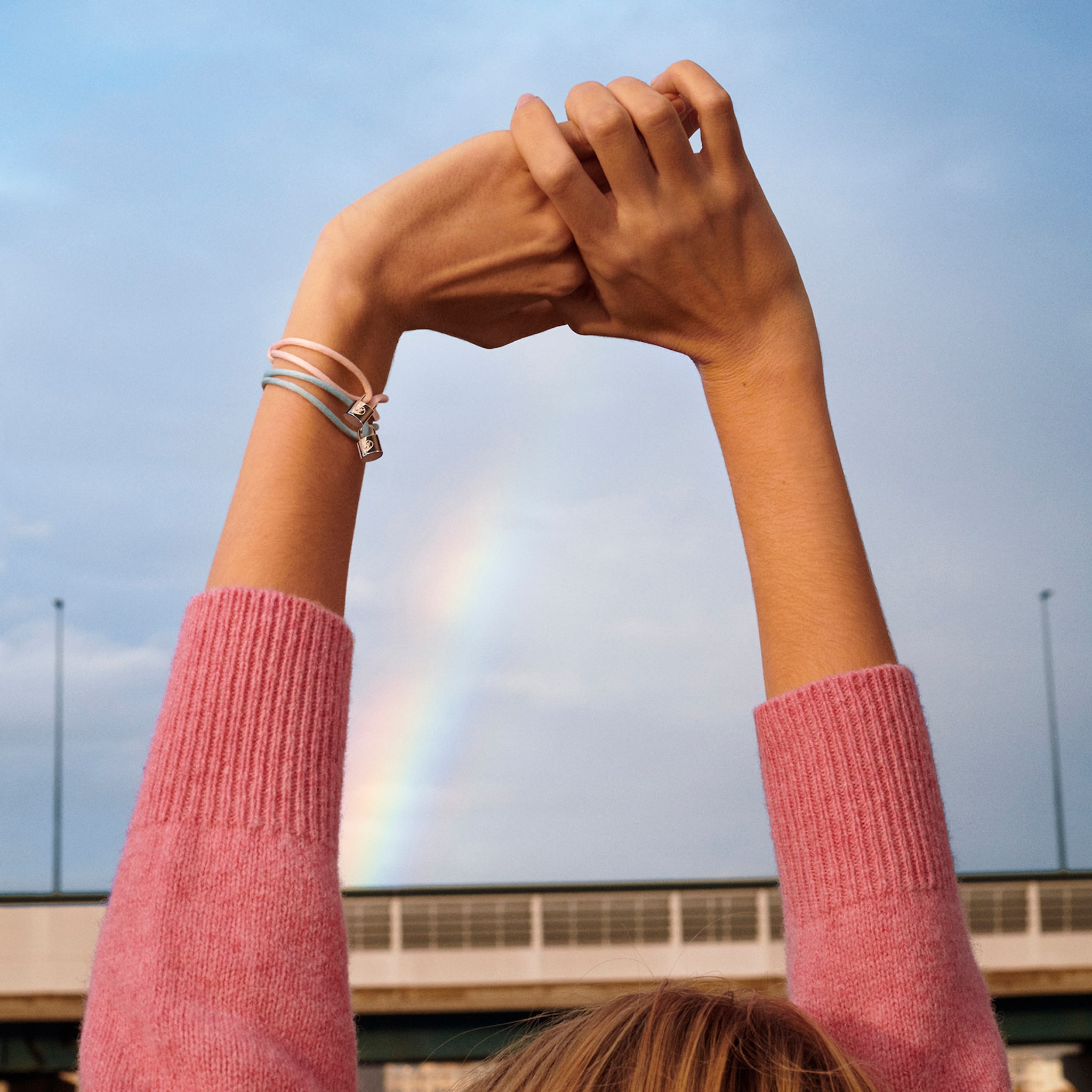 Louis Vuitton Silver Doudou Bracelet, Recycled SiLVer And Organic Cotton Cord