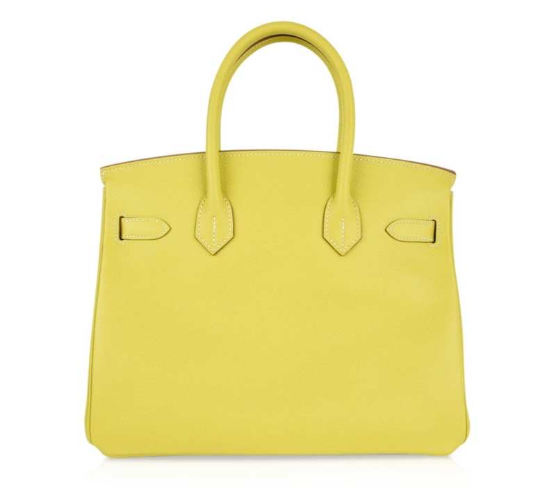 Birkin 30 Bag Rare Lime Candy Limited Edition Gris Perle Interior Palladium